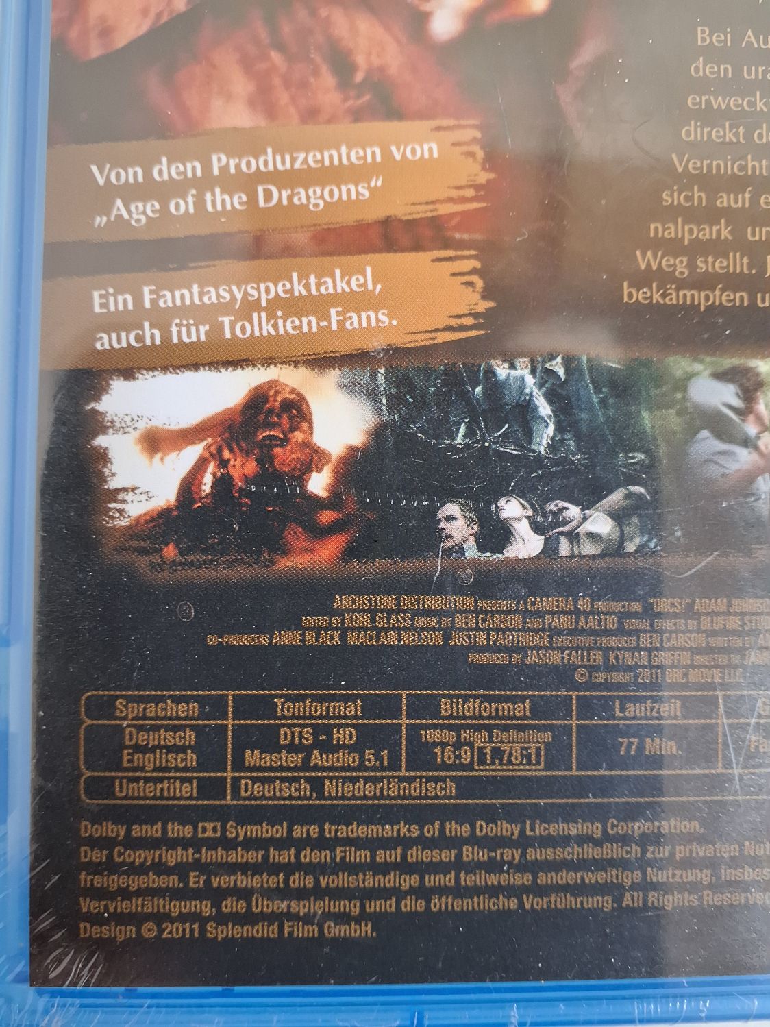 Blu-ray: Orcs (2011)