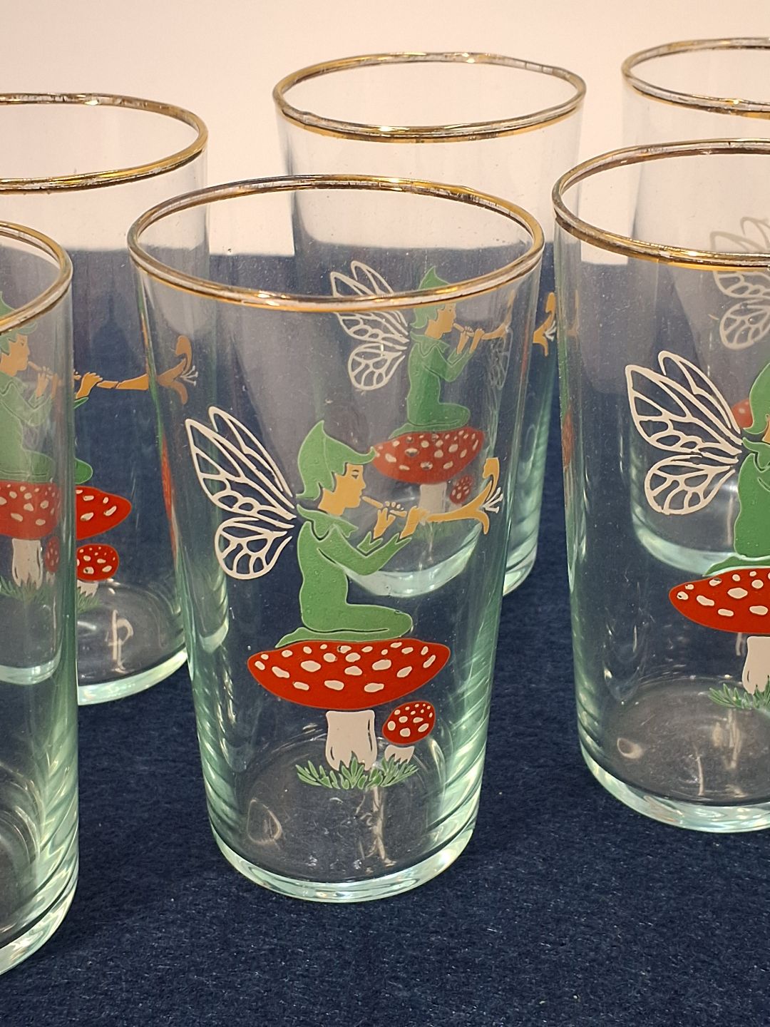 6 x Pixie glas Peter Pan