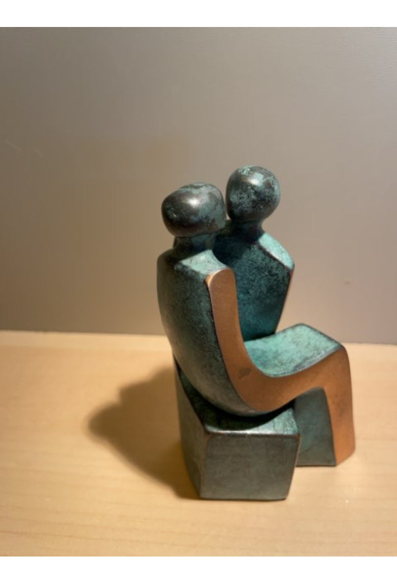 Tosomhed - skulptur i ægte bronce