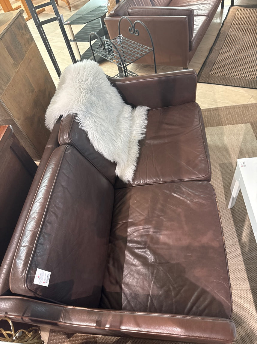 Sofa brun 2 Pers.