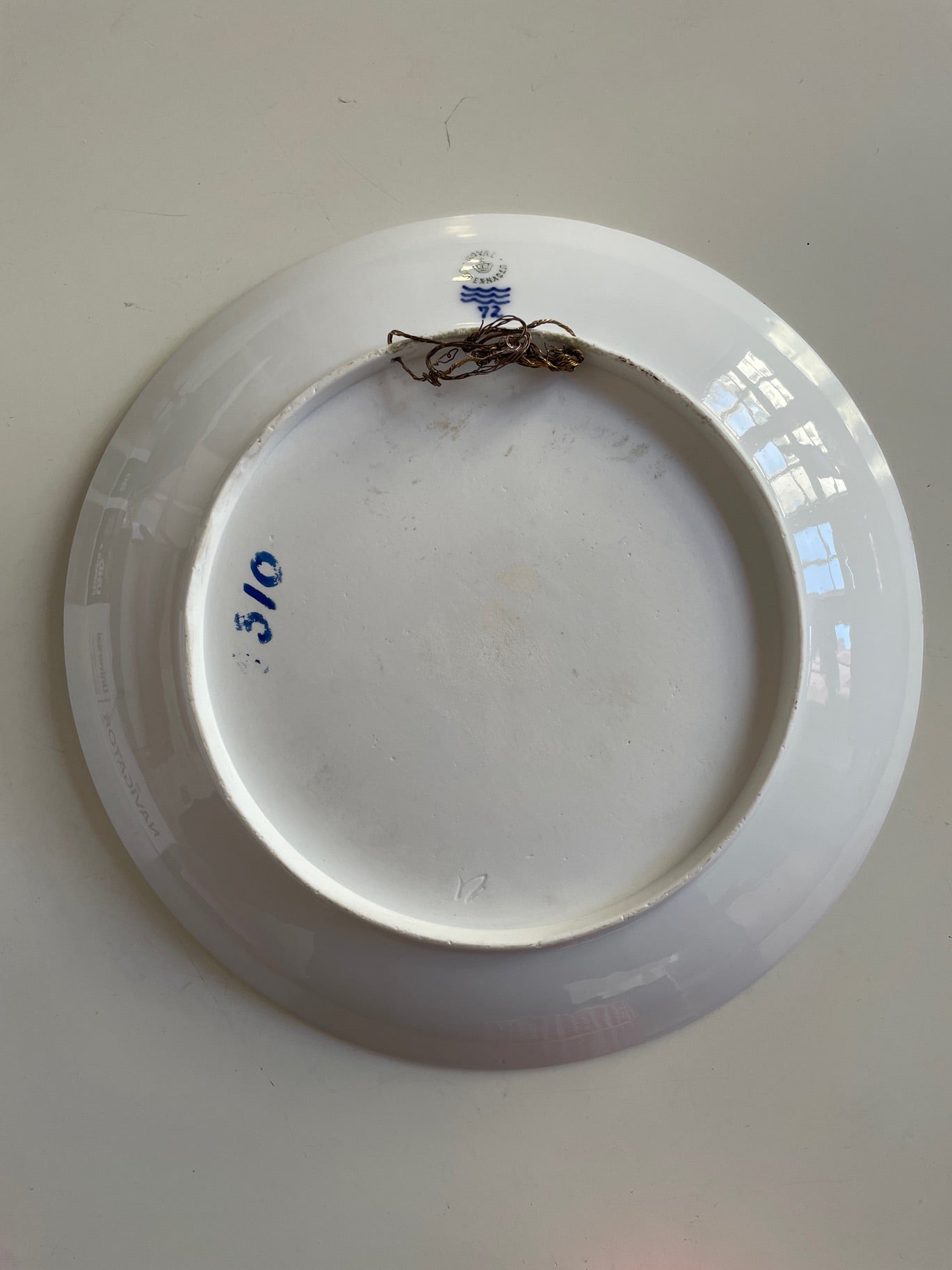 Royal Copenhagen mindeplatte