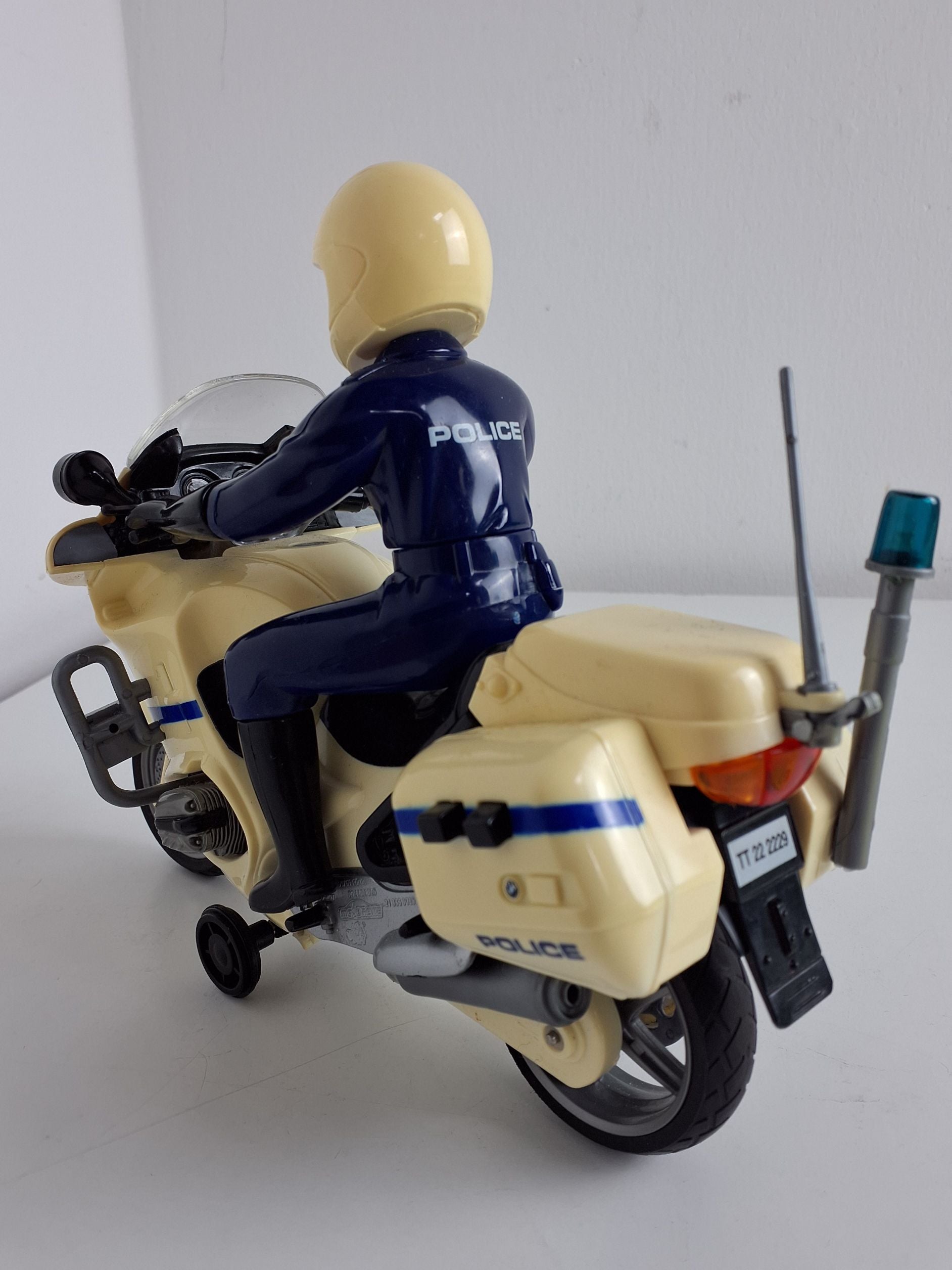 Motorcykel med betjent