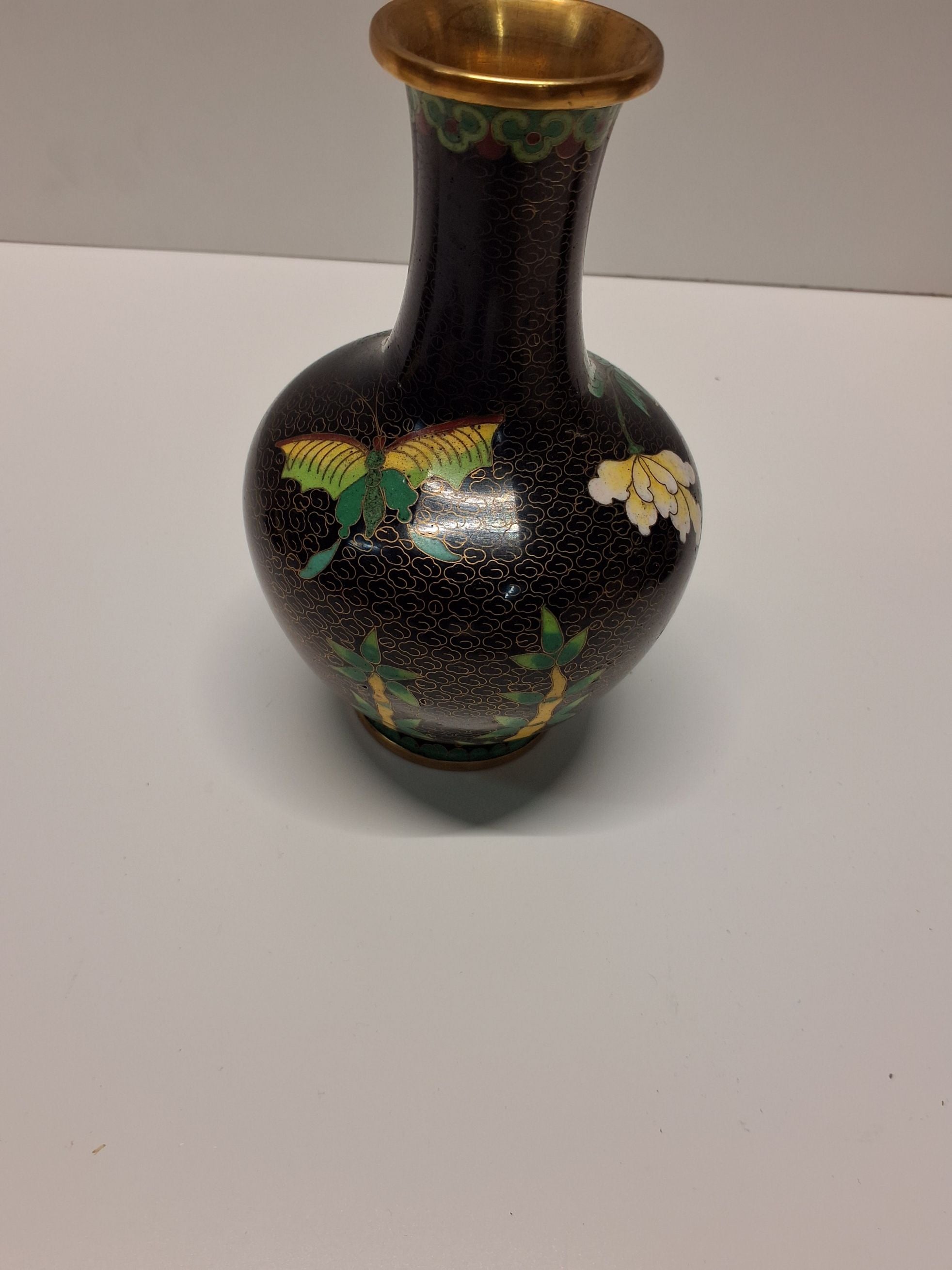 Kinesisk cloisonne vase
