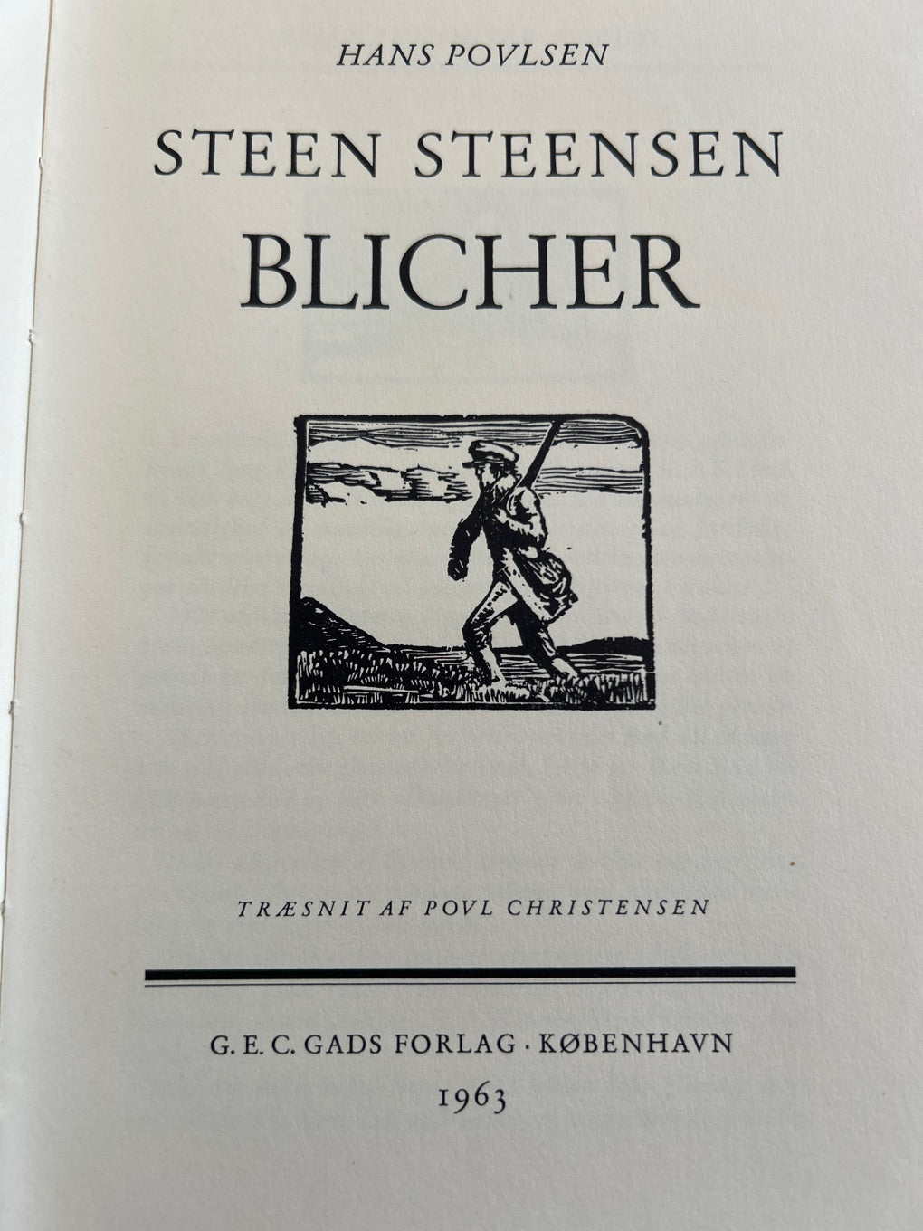 Steen Steensen Blicher af Hans Povlsen