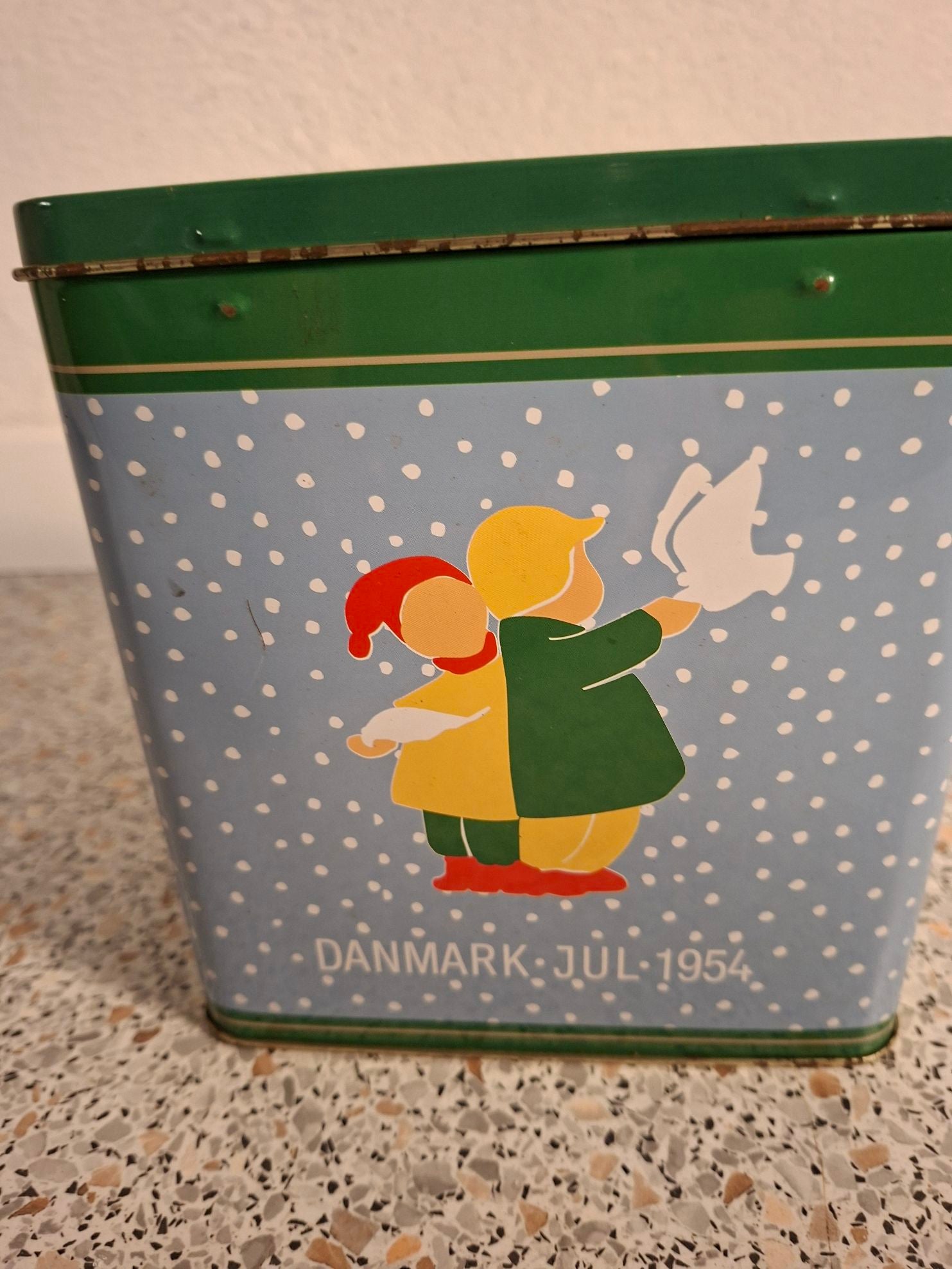 Dåse med julemotiv