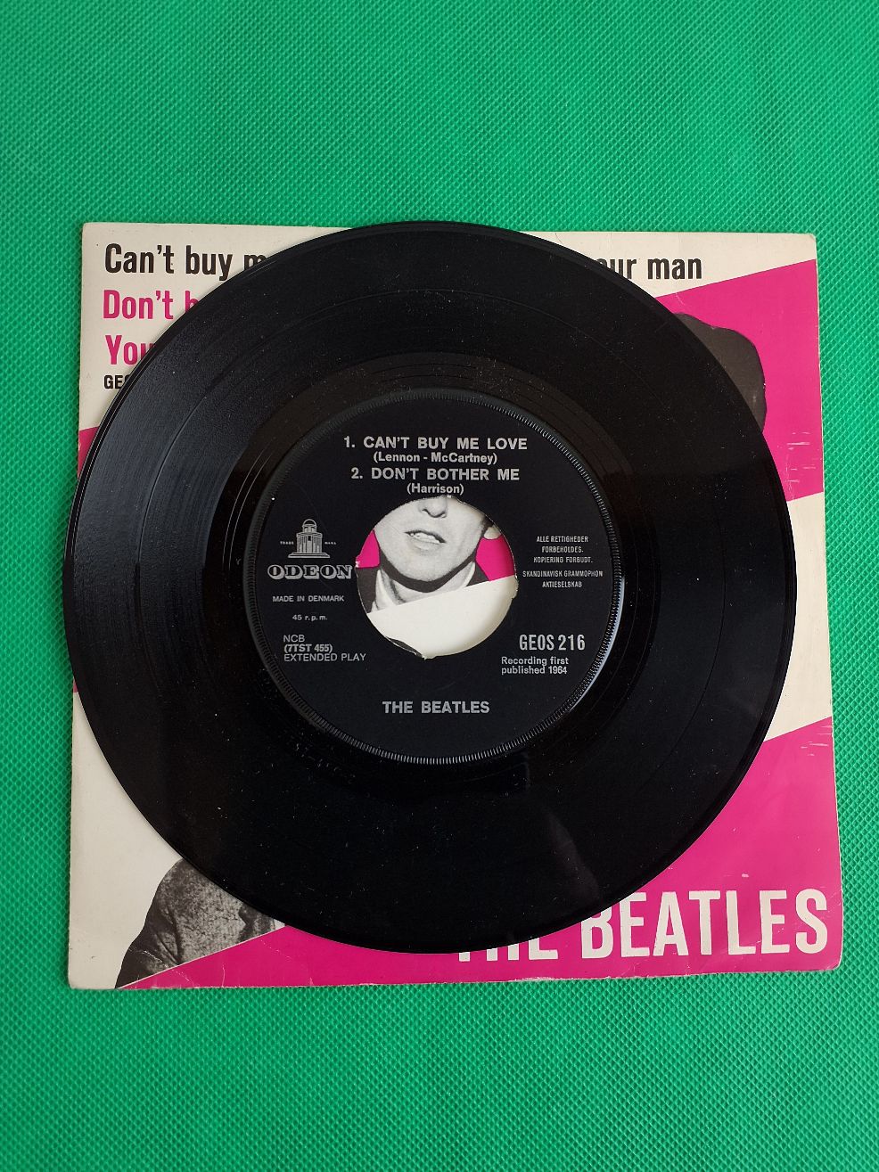 Vinyl Single med The Beatles