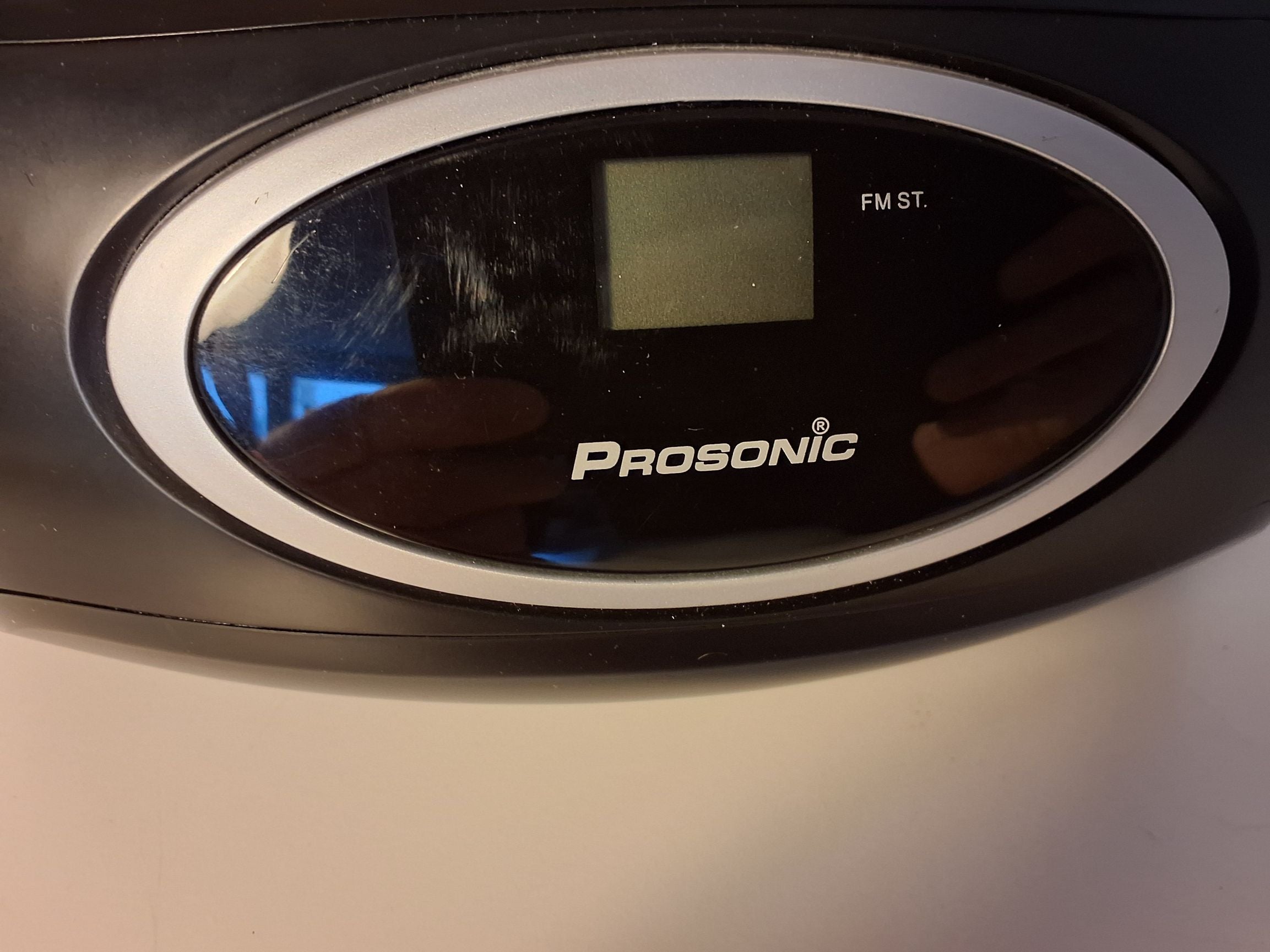 MP3/CD afspiller, med FM radio,