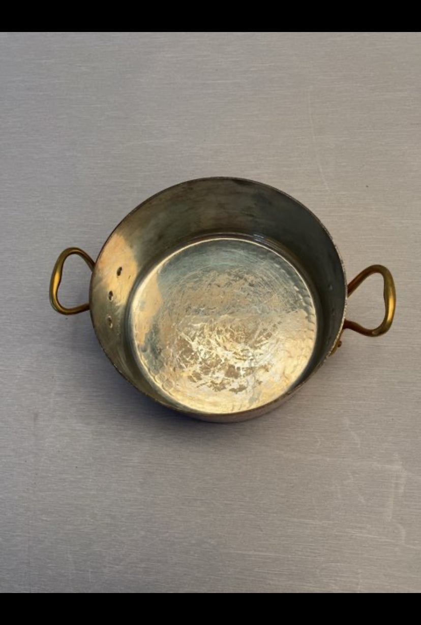 Kobber kasserolle uden låg