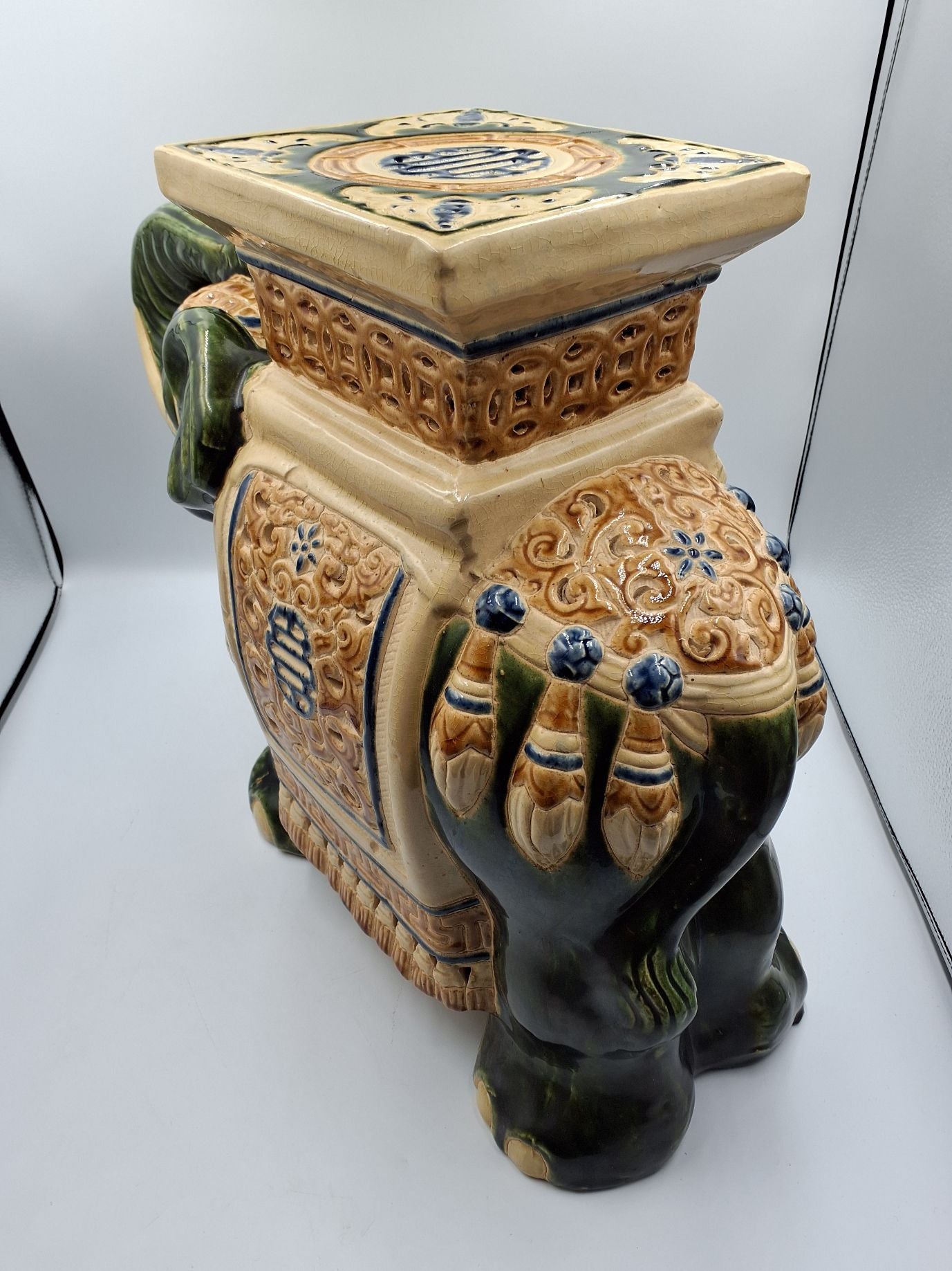 Retro blomsterpedestal