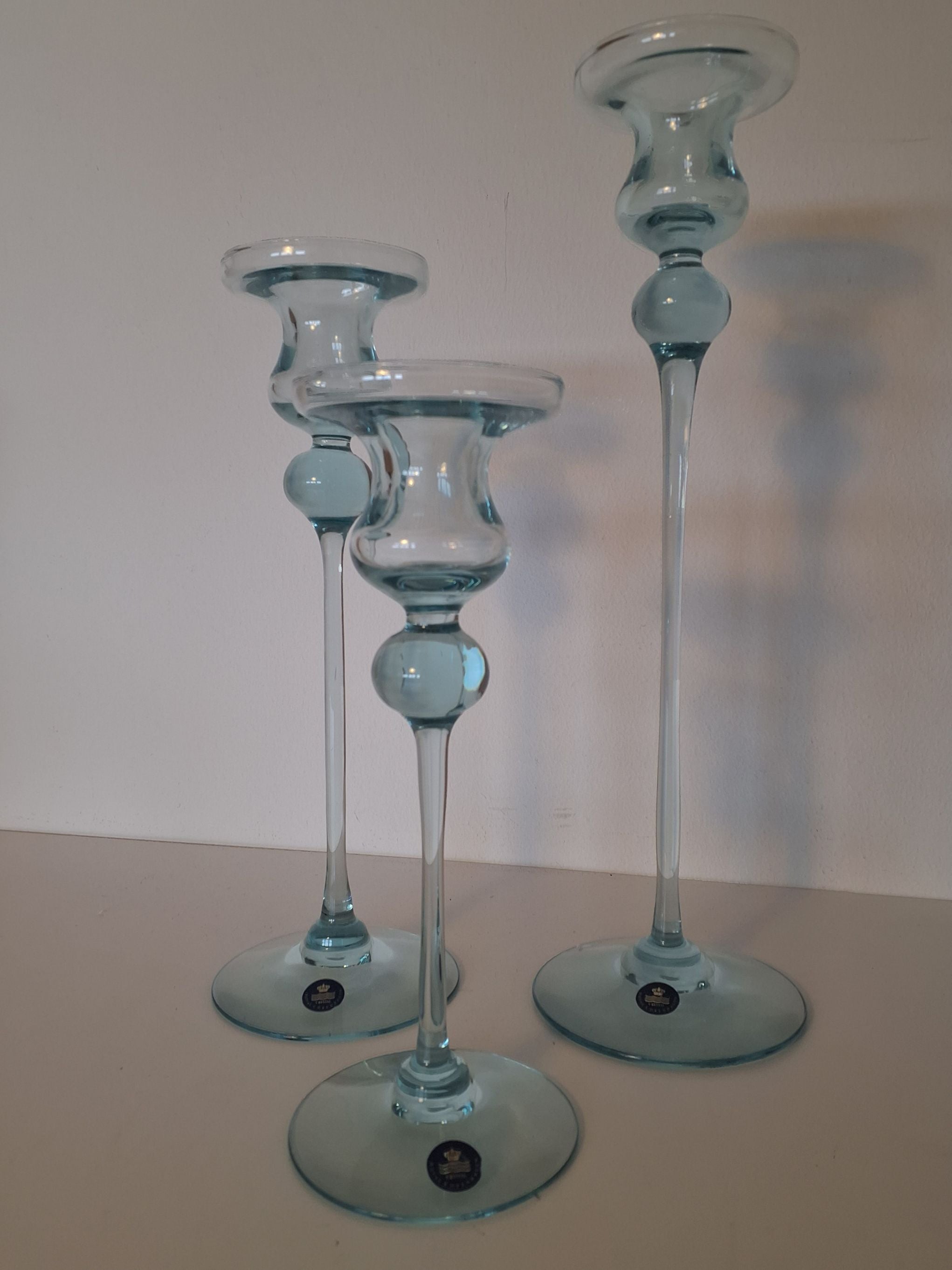 3 Holmegaard lysestager