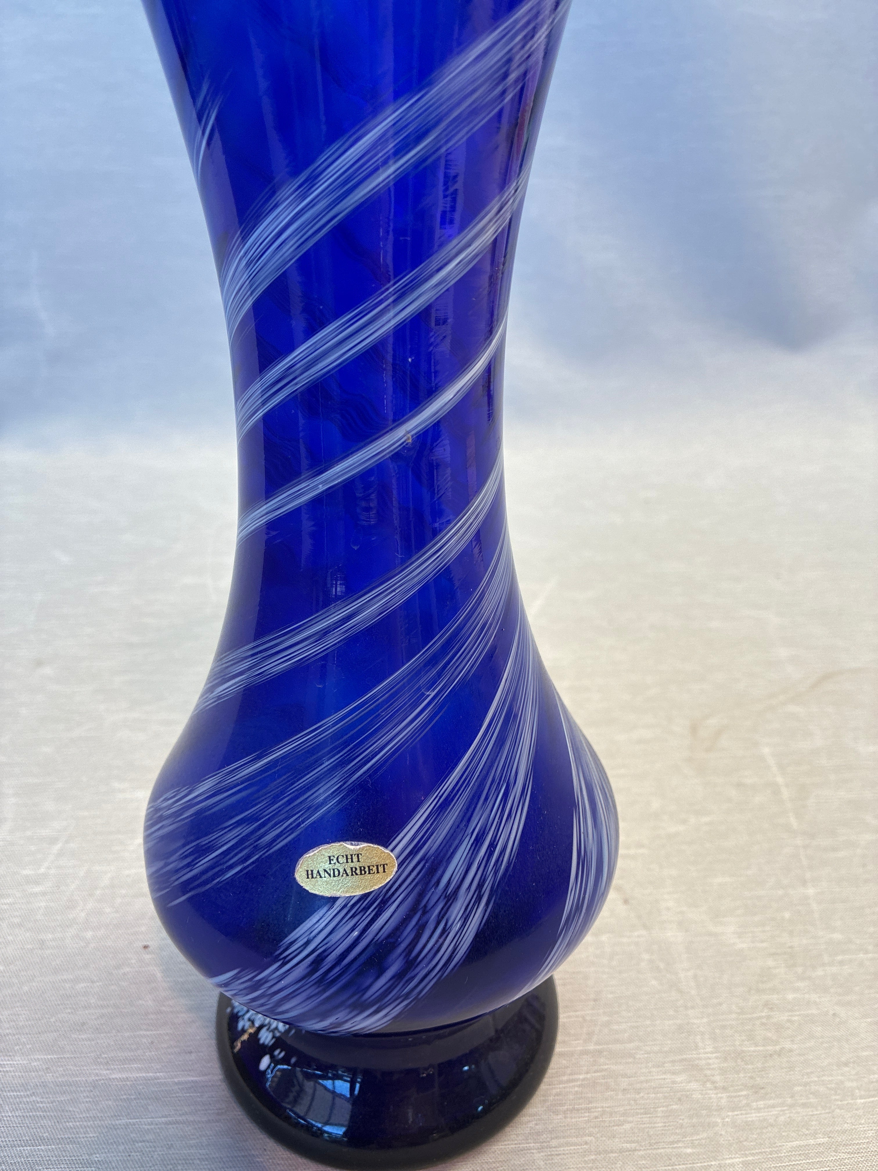 Håndlavet glas vase