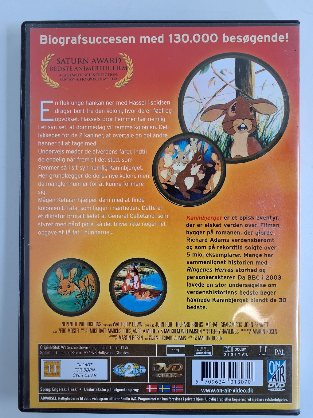 DVD: Kaninbjerget (1978)