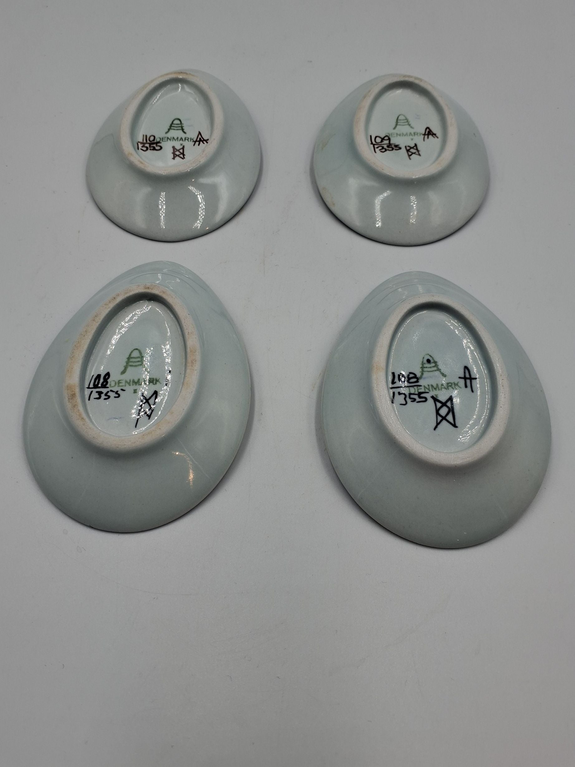 4 stk. Aluminia Crazy Birds