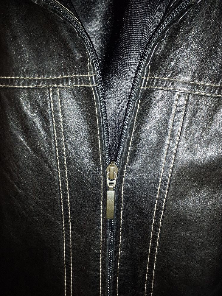 Broch Leather jakke