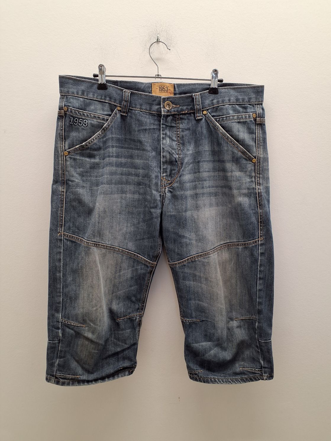 Founded by P.O.Ahl 1953 Denim Shorts