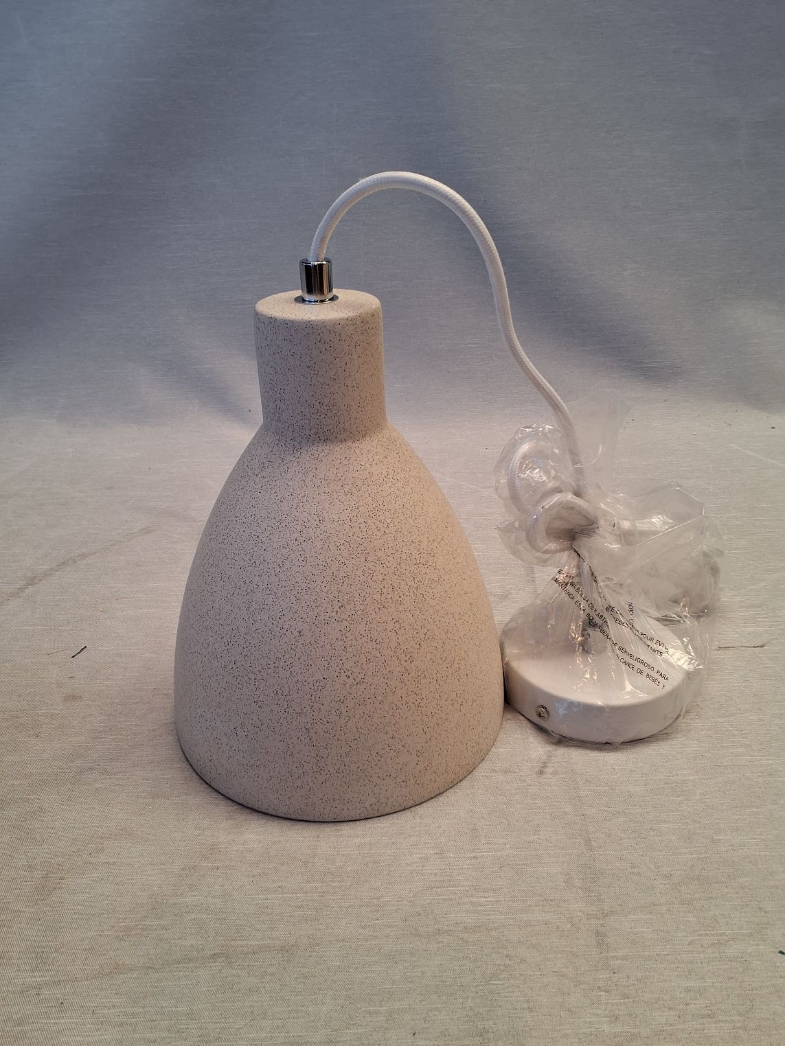 Beton lign Lampe Grå