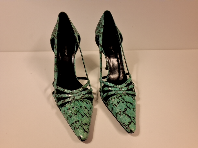 Dolce & Gabbana Sko Grøn slange mønstre