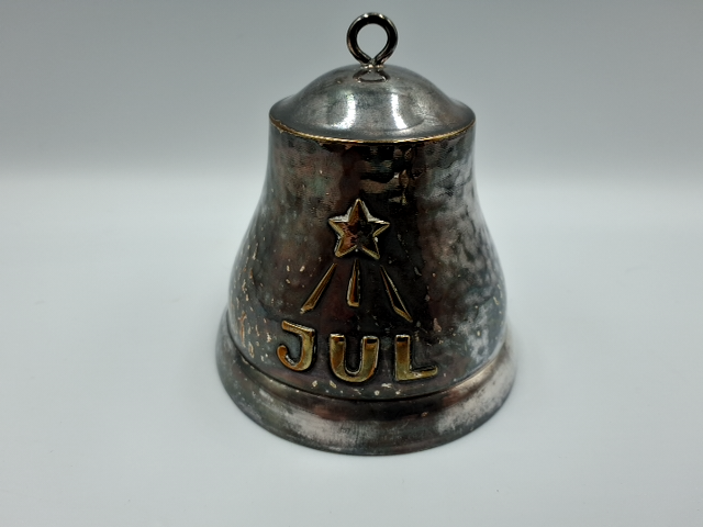 2 Juleklokker i Sølvplet