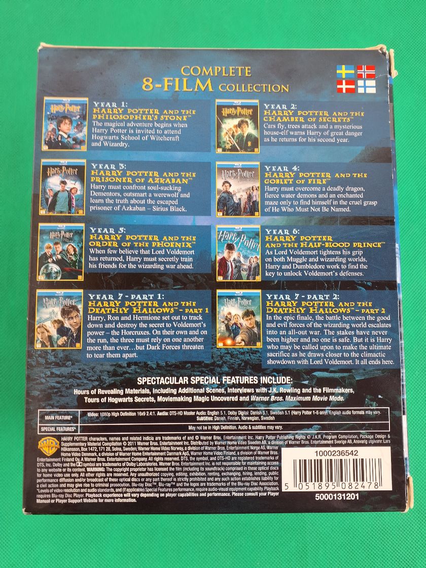 Harry Potter komplet box
