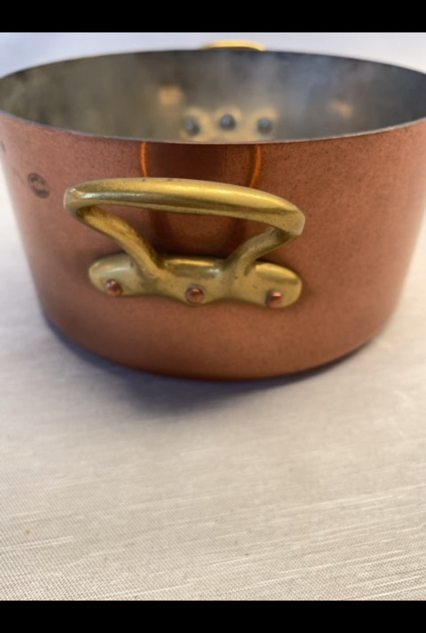 Kobber kasserolle uden låg