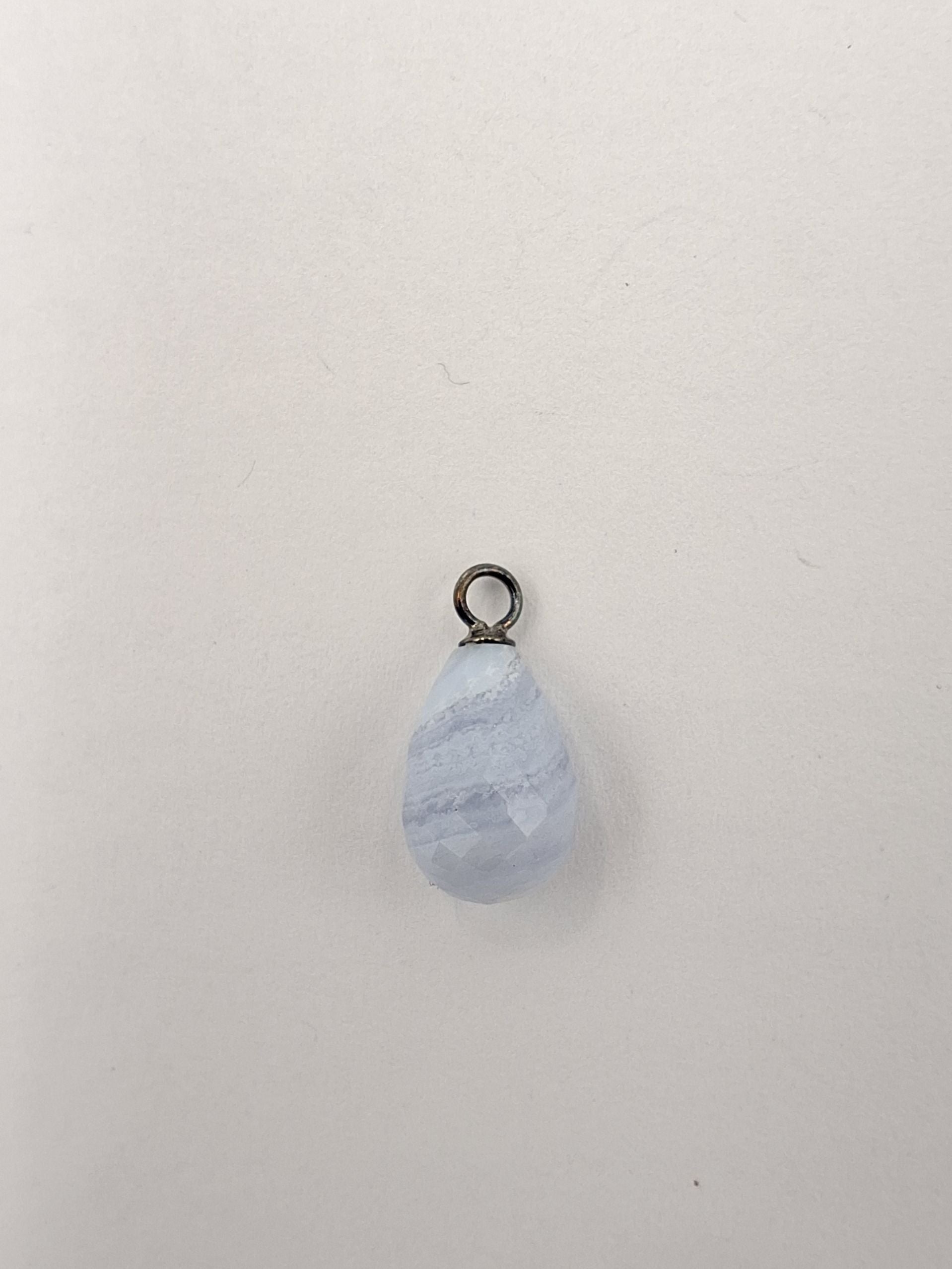 Blue lace vedhæng (3 stk)