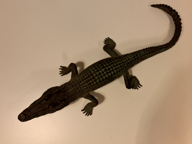 Bronze krokodille