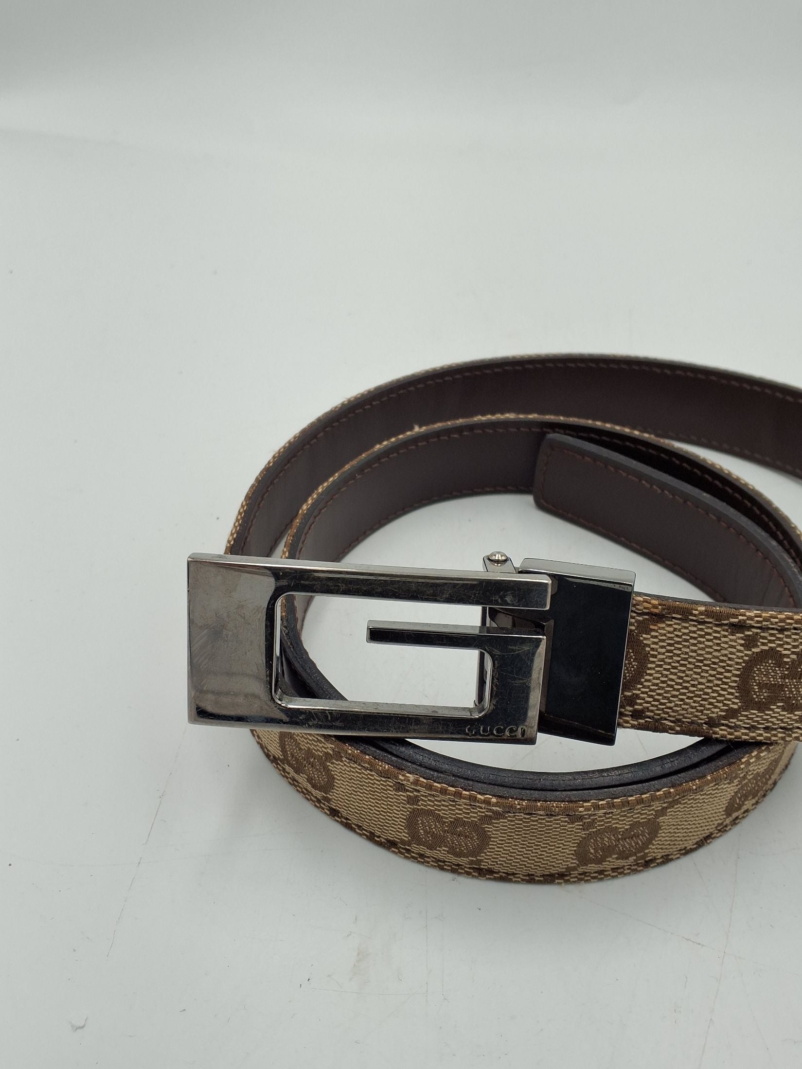 Brunt Gucci bælte