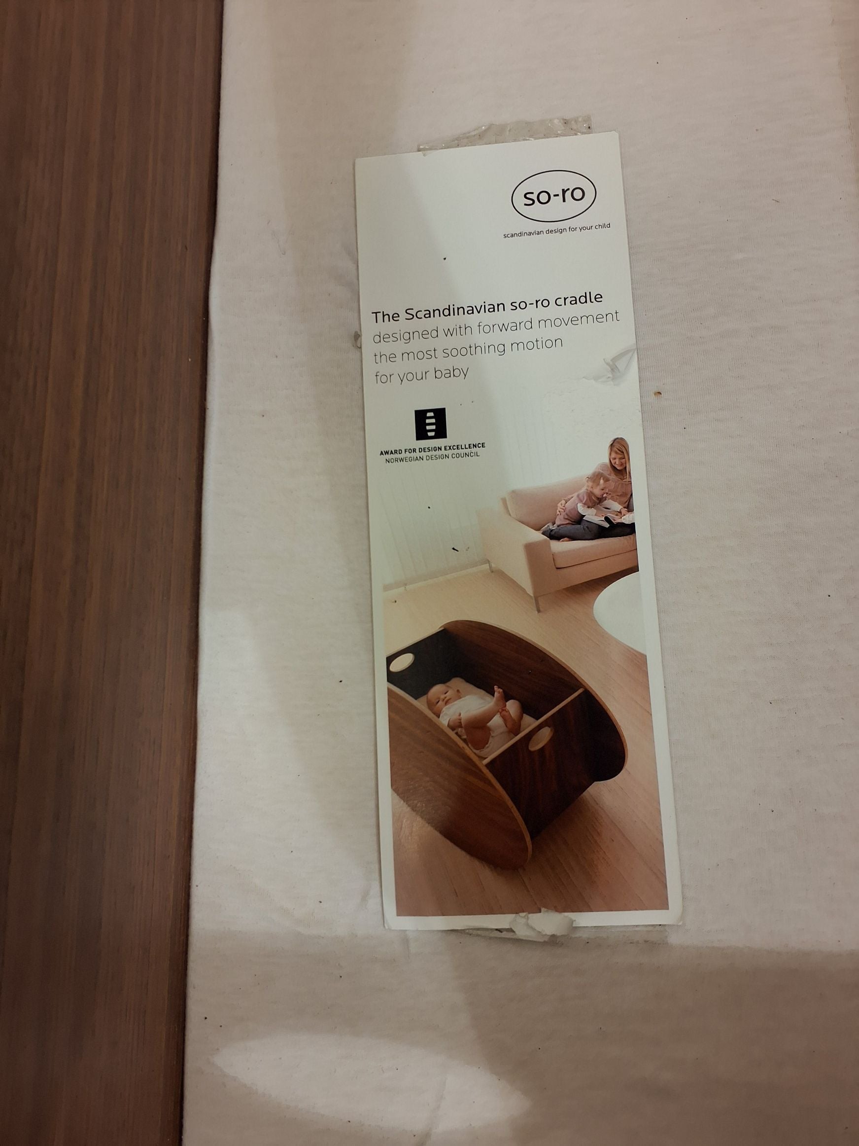 Flot tvilliinge vugge i træ