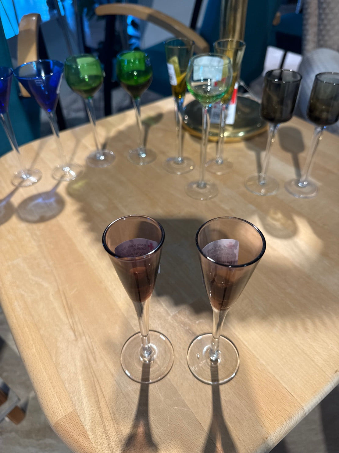 Snapseglas lilla "Lyngaard"