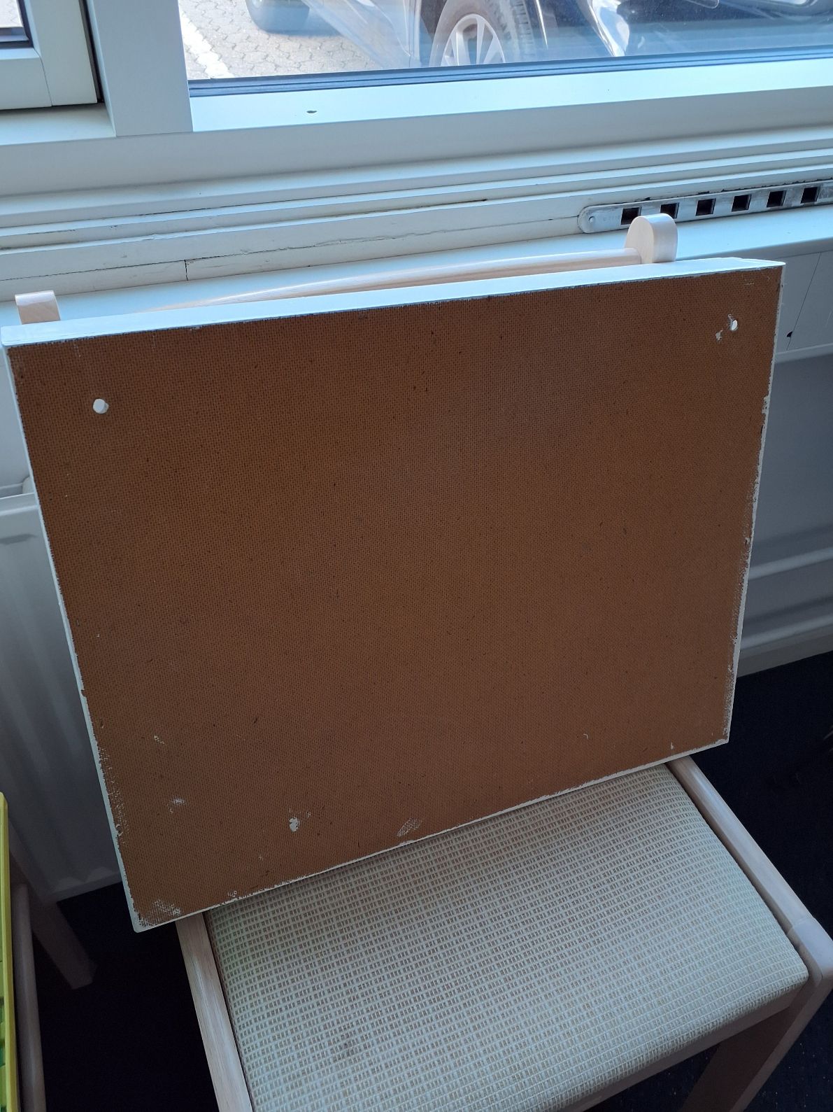 Retro sminkespejl / væghylde
