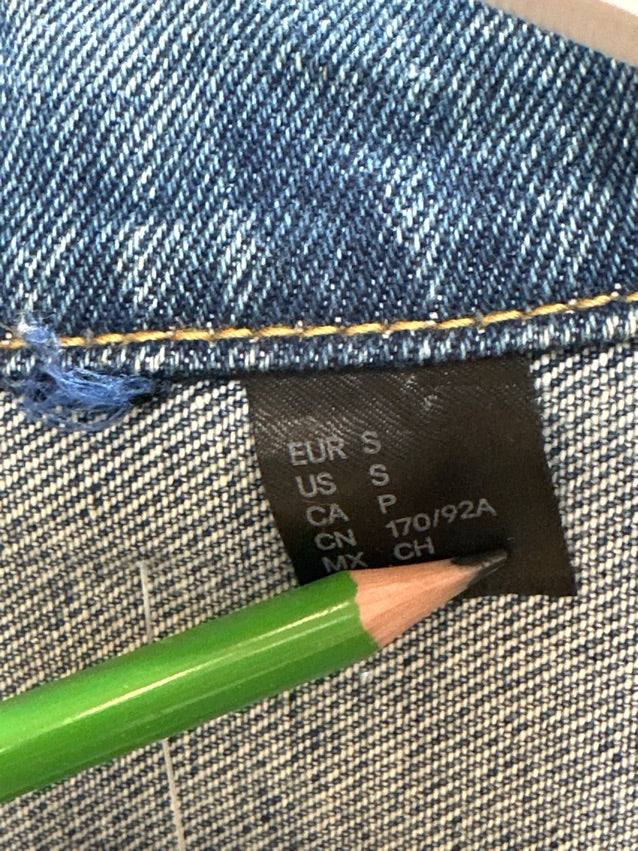 Upcyklet denimjakke