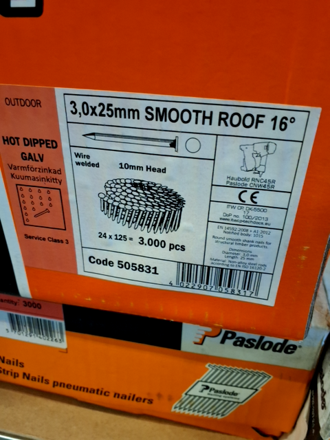 Paslode søm