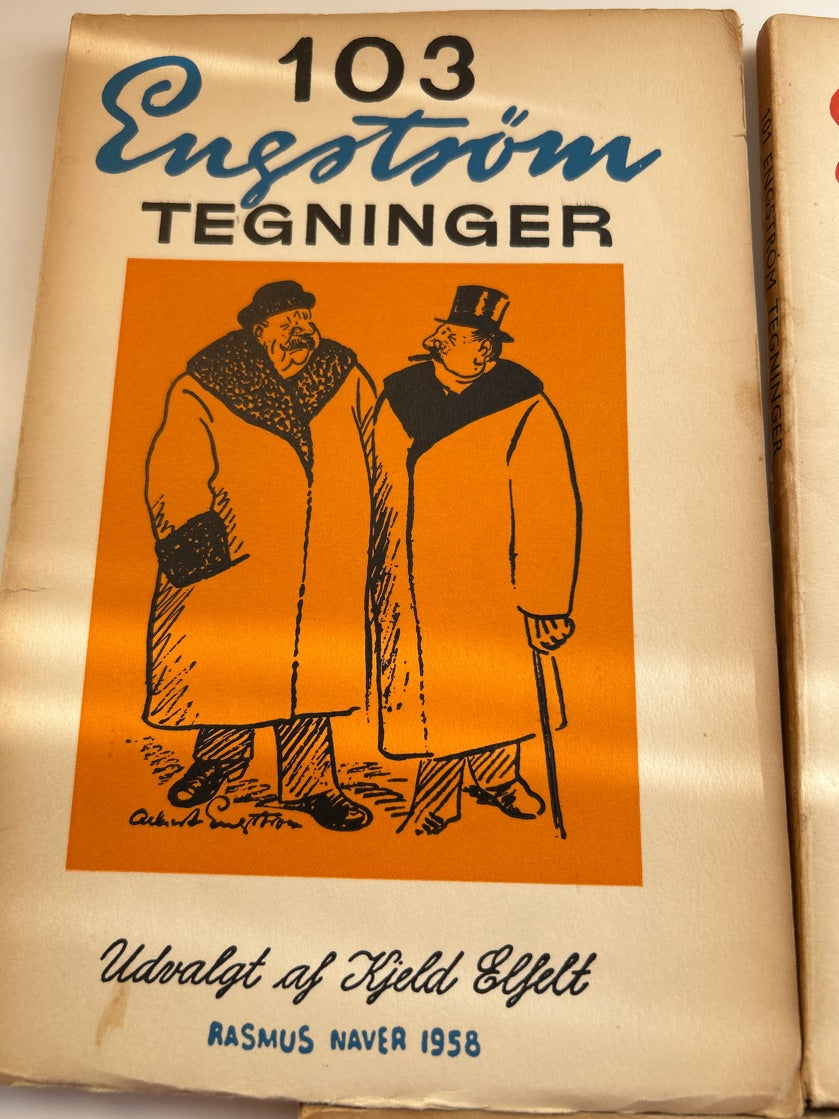 Engström tegninger fra 1955, 1956 og 1958 (3 bind)