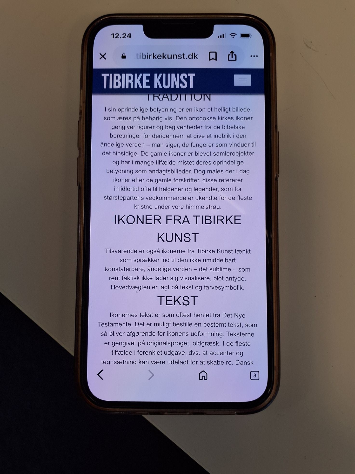 Moderne fortolket ikon af Eva Muller