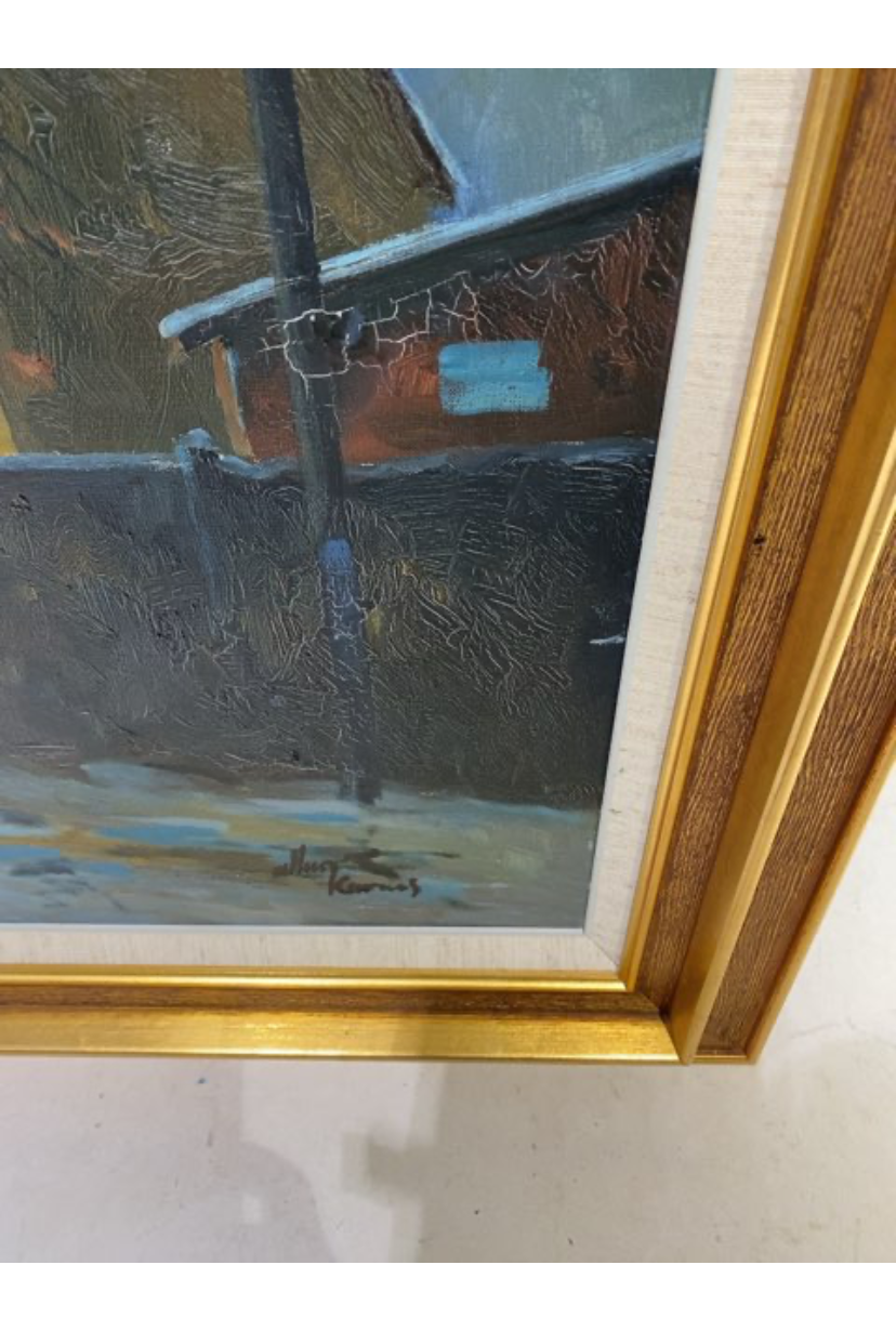 Kunst - oliemaleri Allan Karms