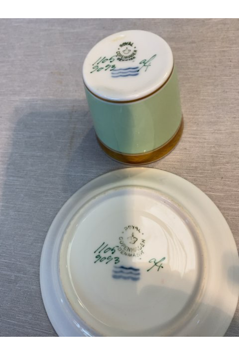 Royal Copenhagen grøn