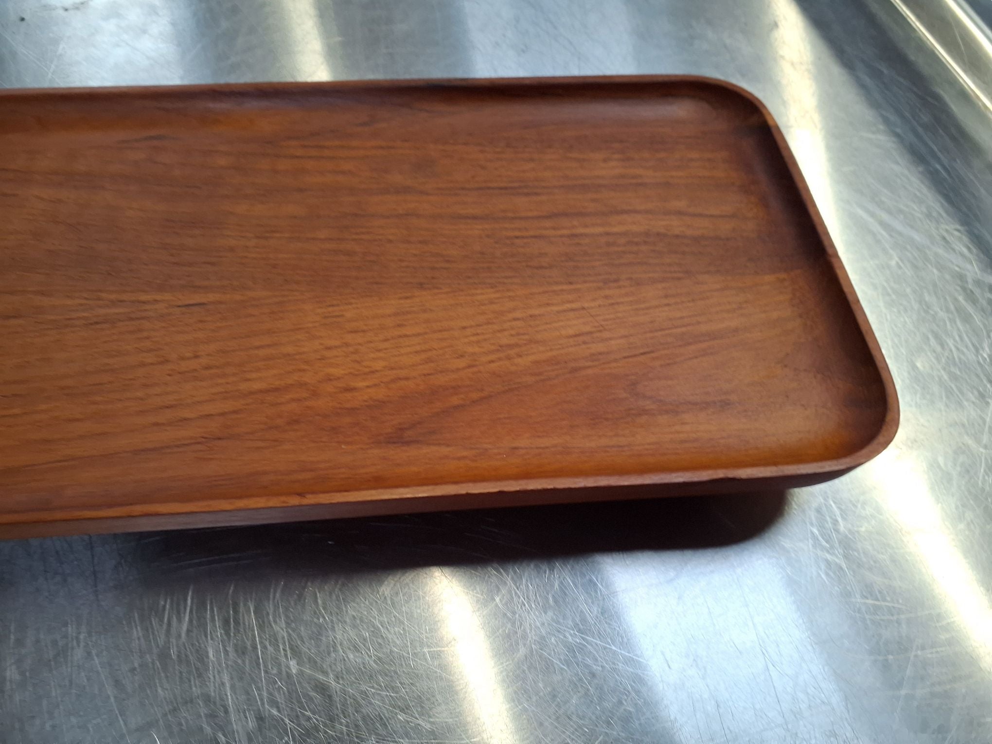 Teak træsfad fad dansk design