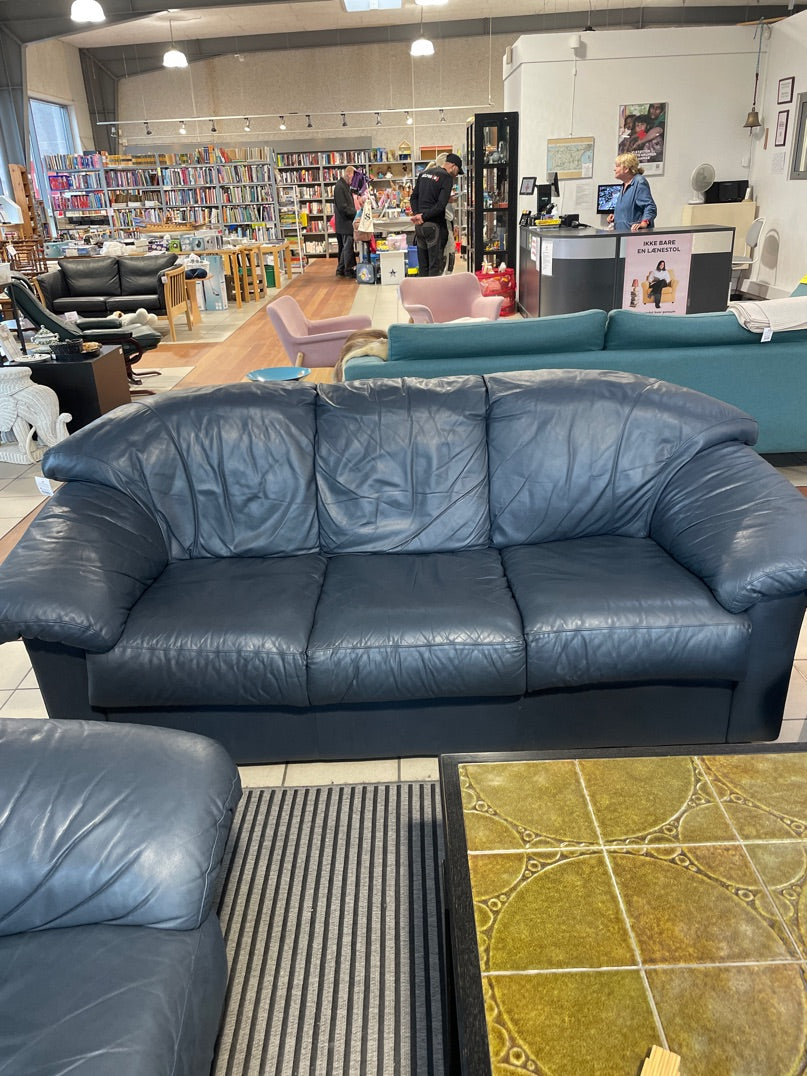 Sofasæt i læder 3 + 2 + 1 Pers.