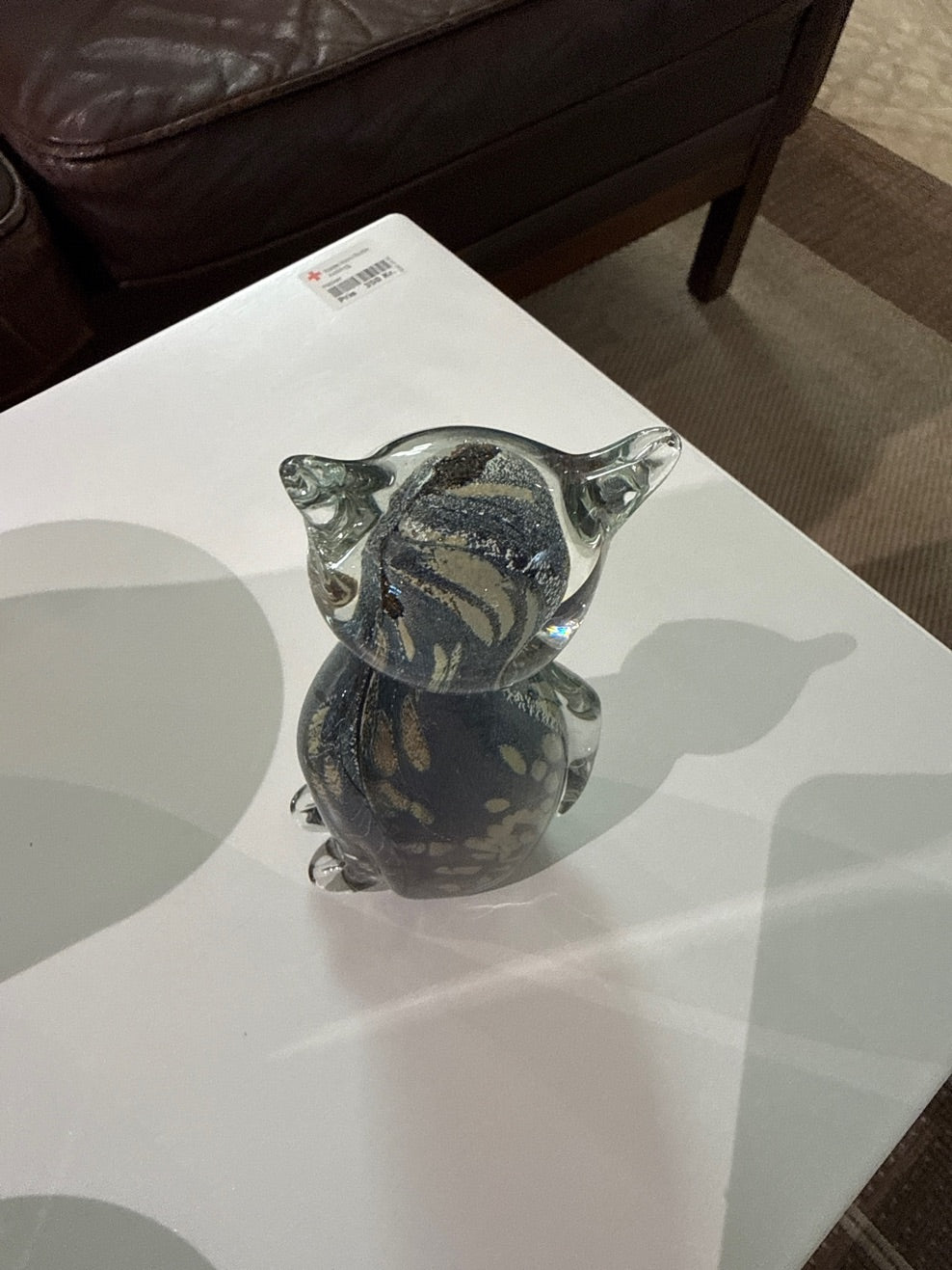 Glasfigur kat