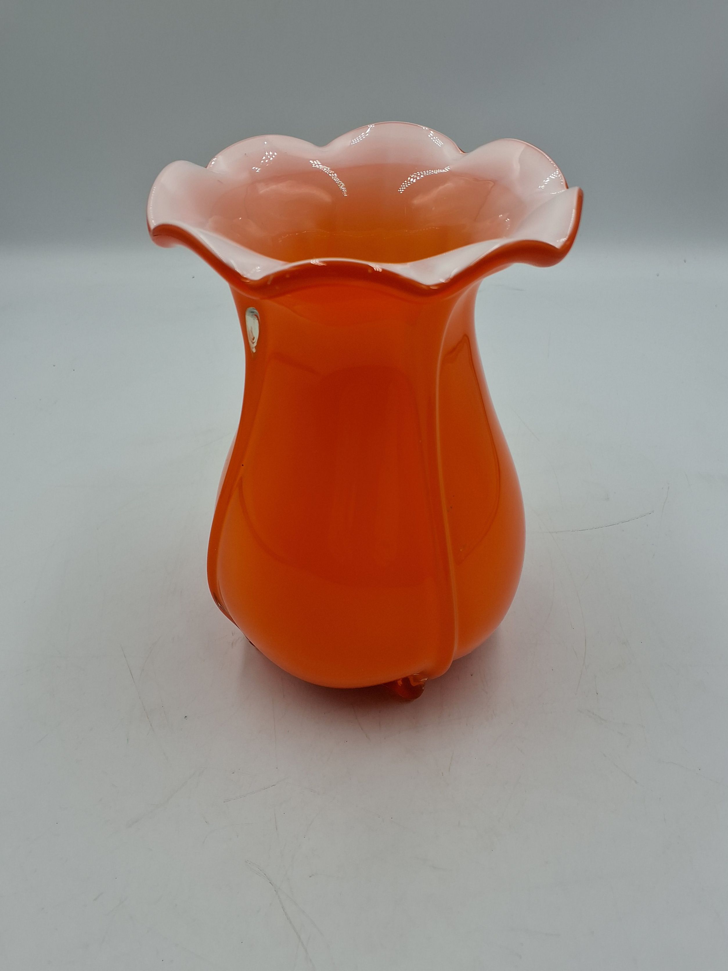 Orange glasvase