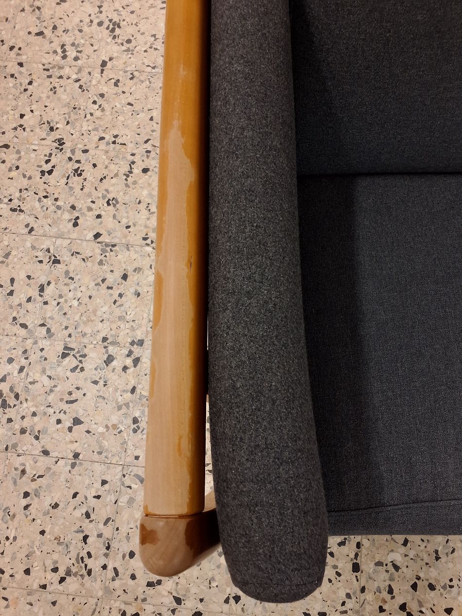 3 personers sofa grå