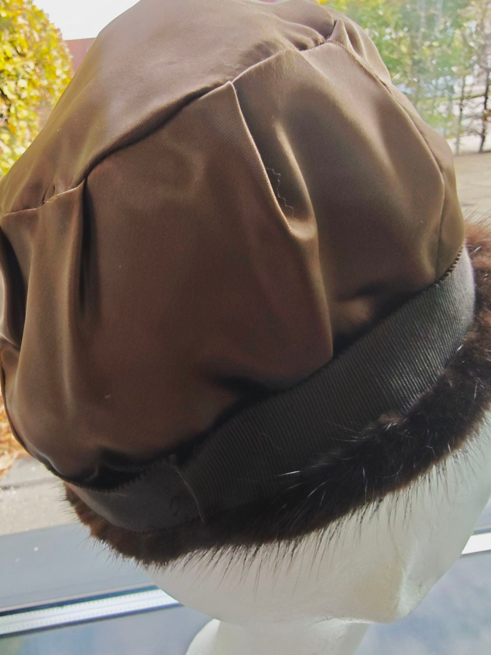 Hat, sort mink