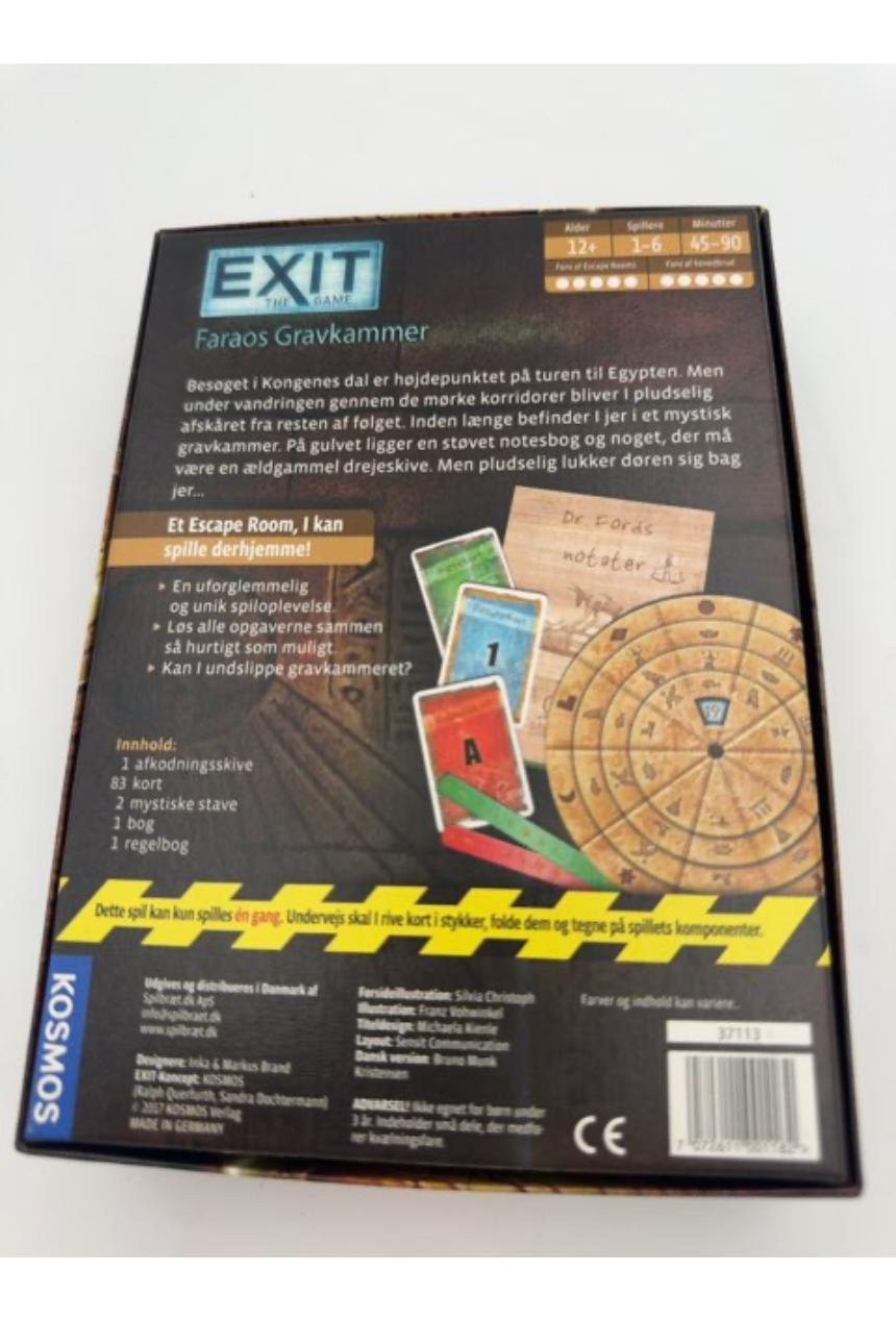 Exit: faraos Gravkammer