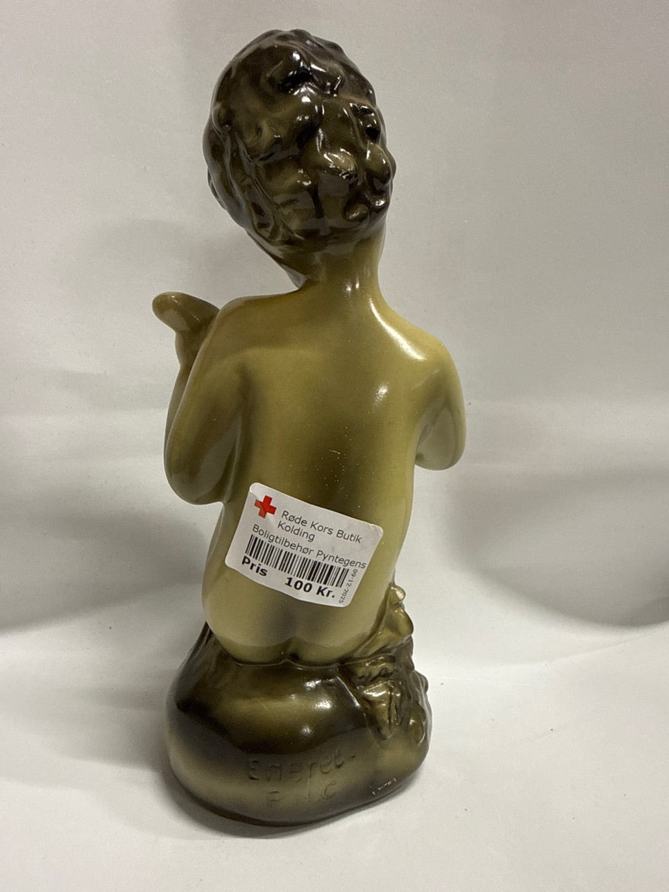 Figur dreng med banjo