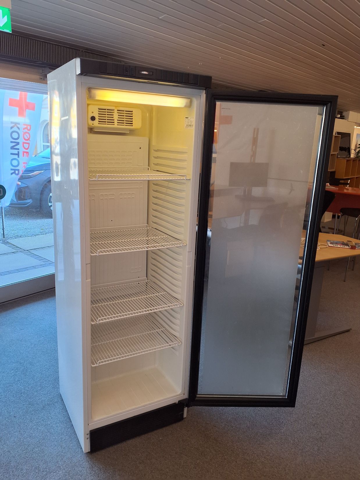 Køleskab m glaslåge VIBOCOLD 9600