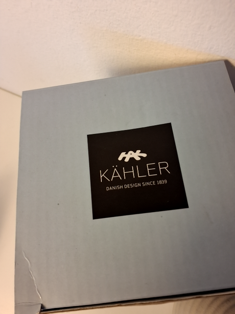 Kähler hvid glasurtop (stor(