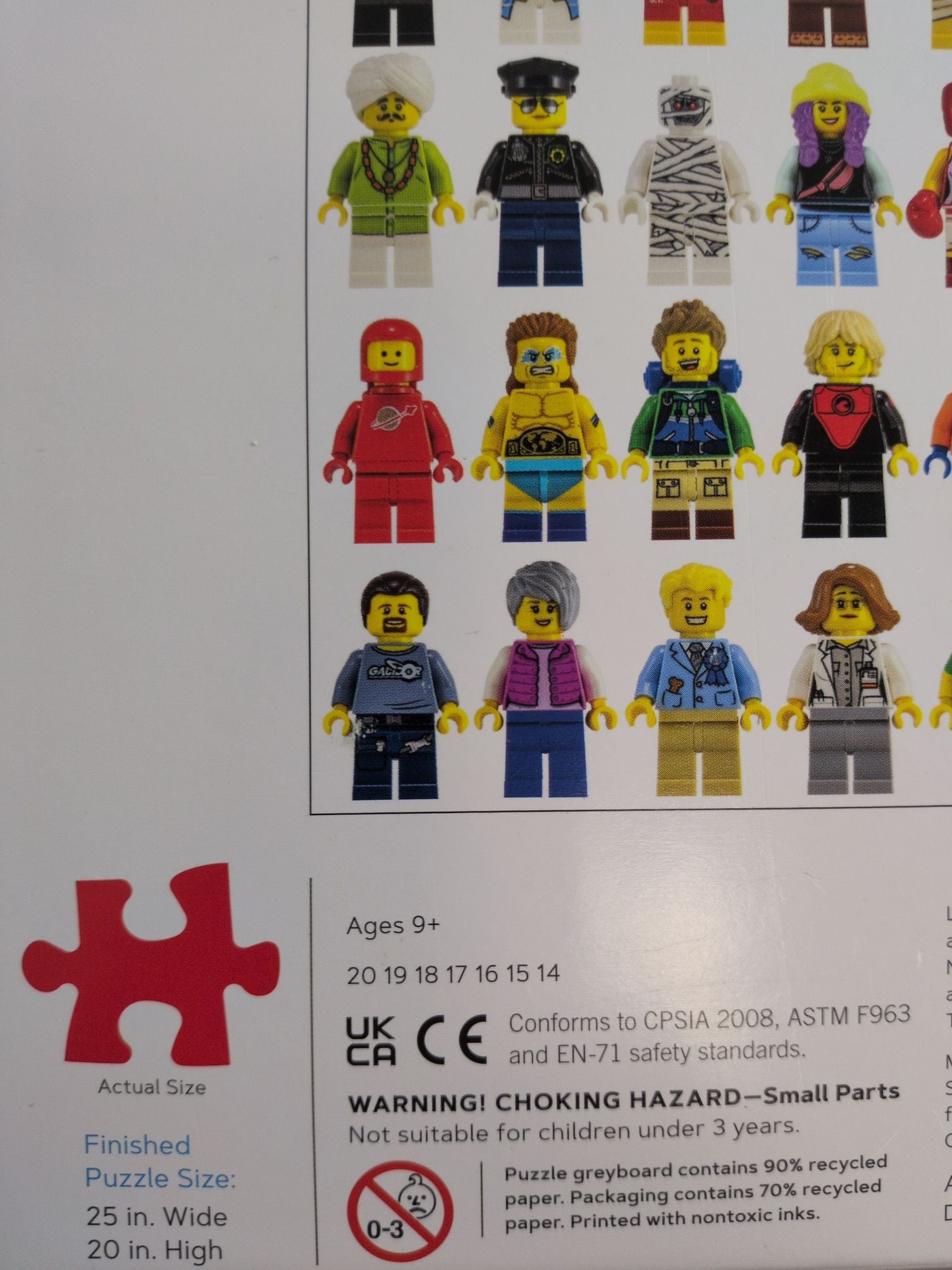 Puslespil LEGO Minifigure Puzzle 1000