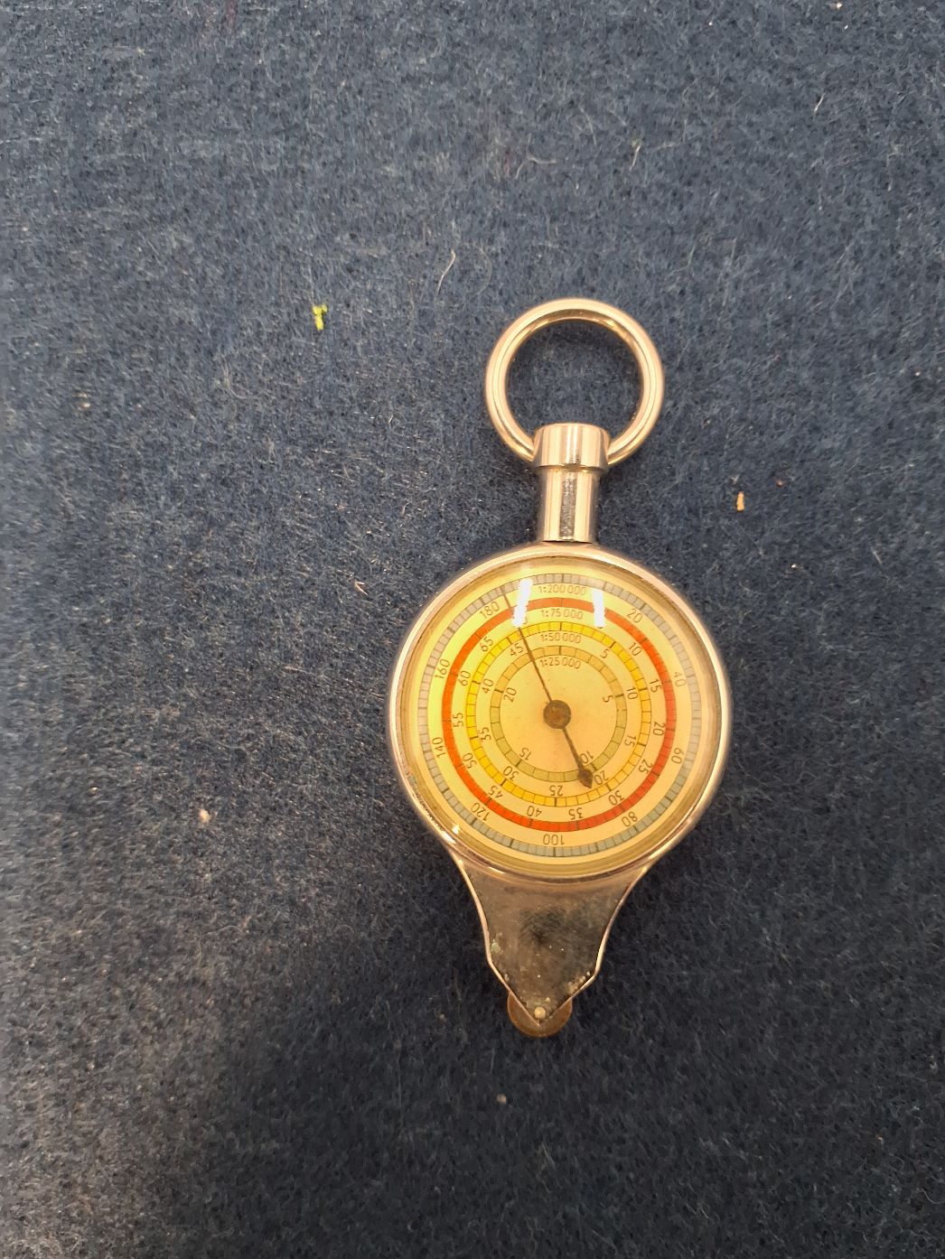 Kortmåler i læderetui vintage
