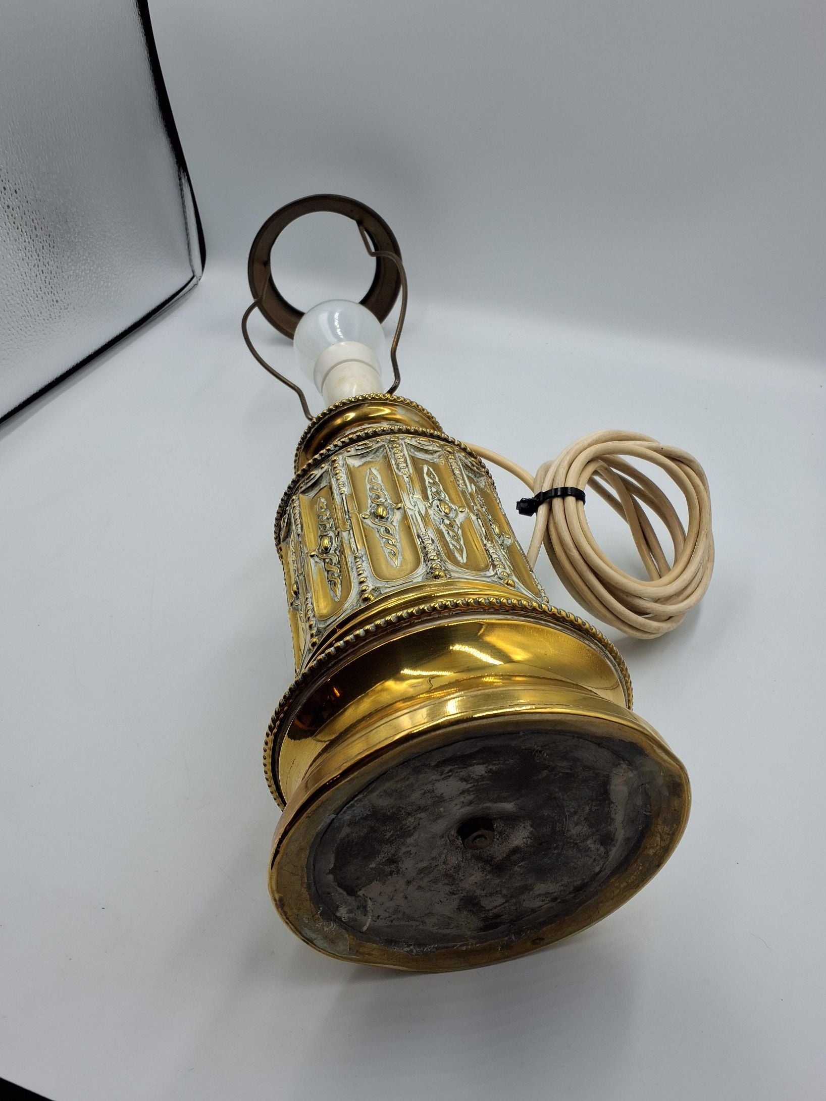 Bordlampe messing