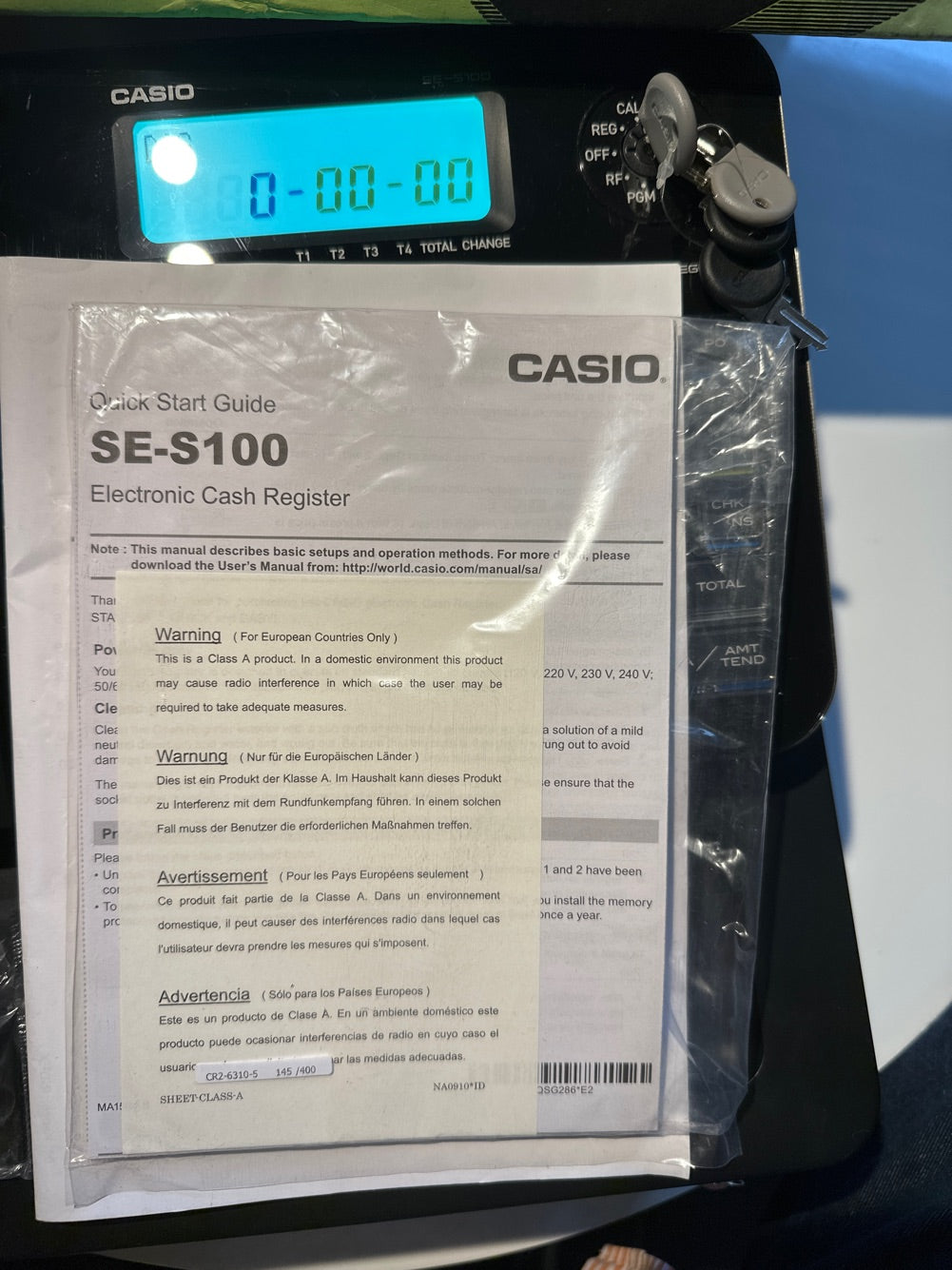 CASIO kasseapparat